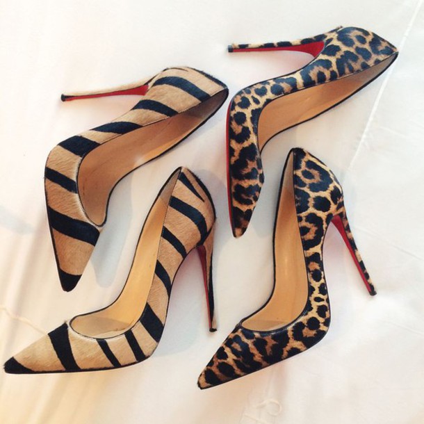 animal-print-heels