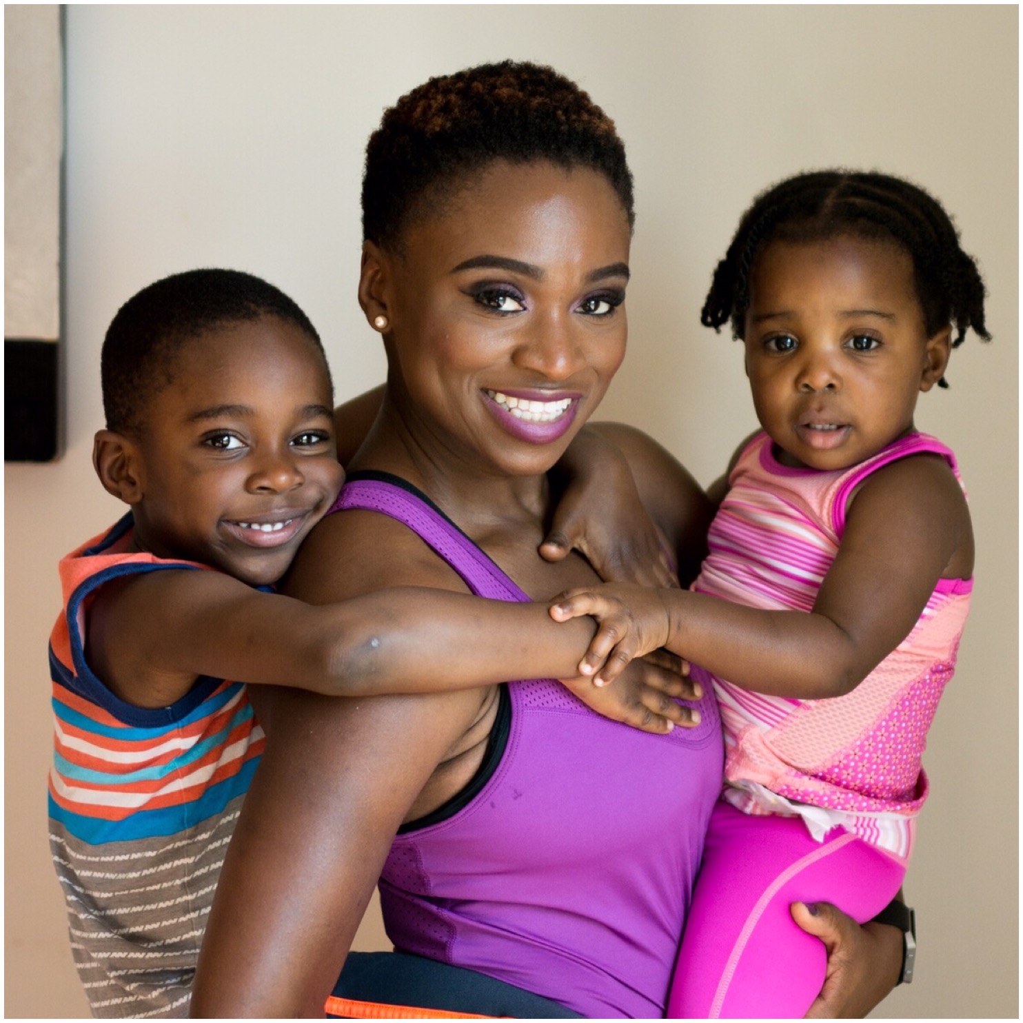 Mosope Idowu and her lovely kids