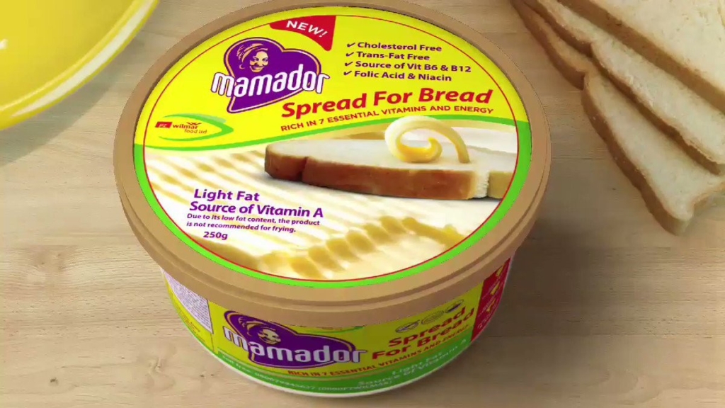 Mamador Light Fat Spread Nutritional Value. Healthy Breakfast
