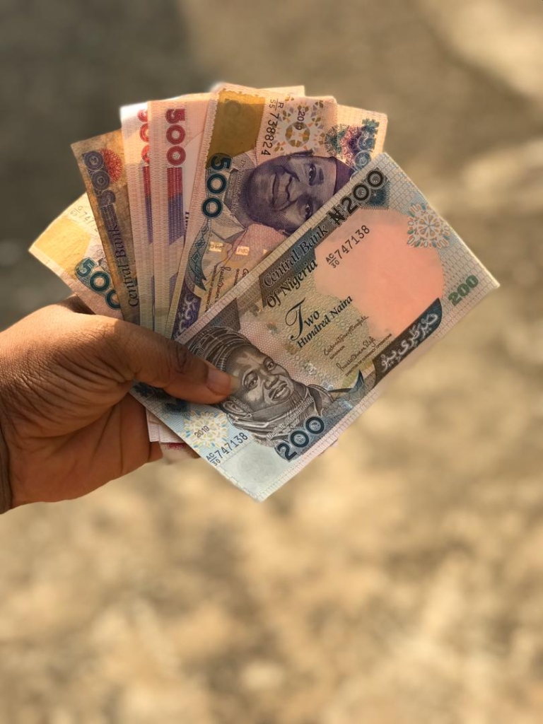 photo of Nigerian money