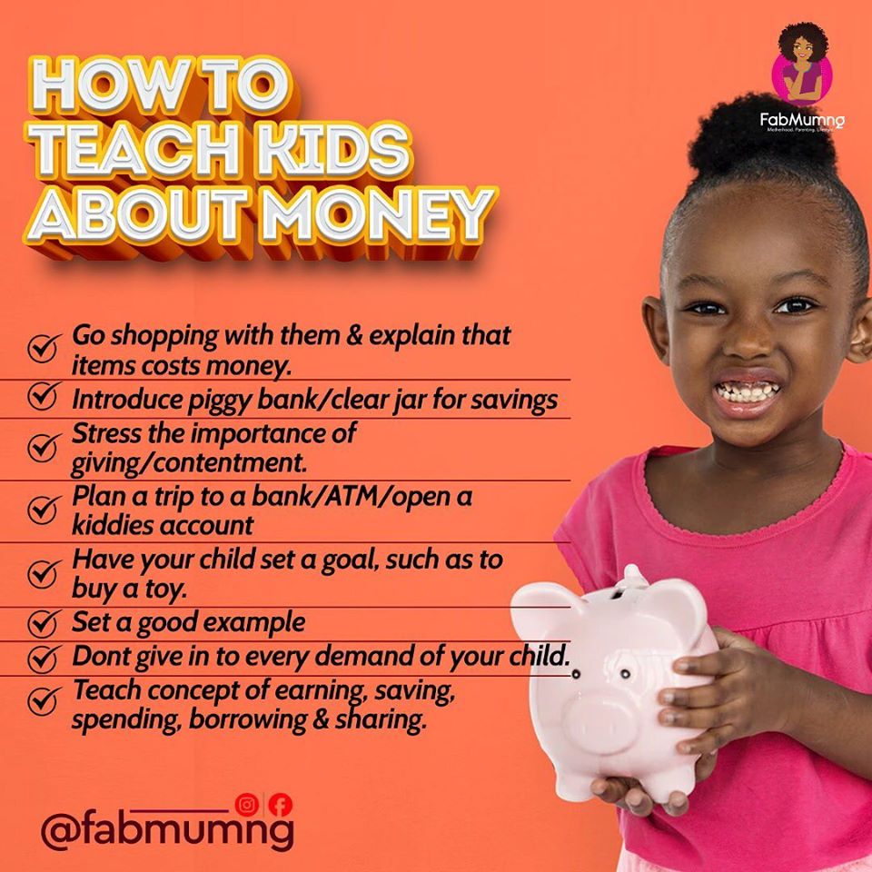 kiddies savings account in Nigeria and life skills you should teach your kids