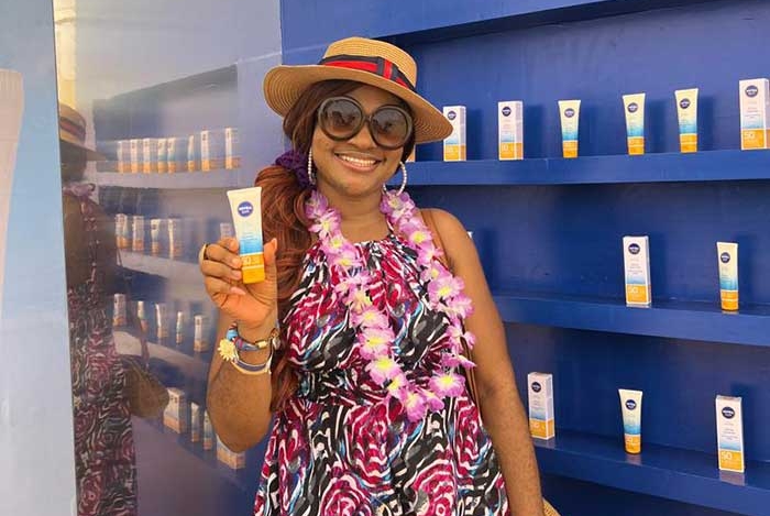 Nivea sunscreen lunch in Nigeria