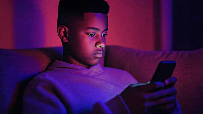 Child Watching Something Inappropriate Online