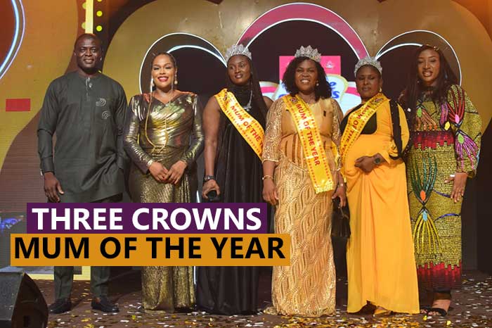 Three crowns mum of the Year Award
